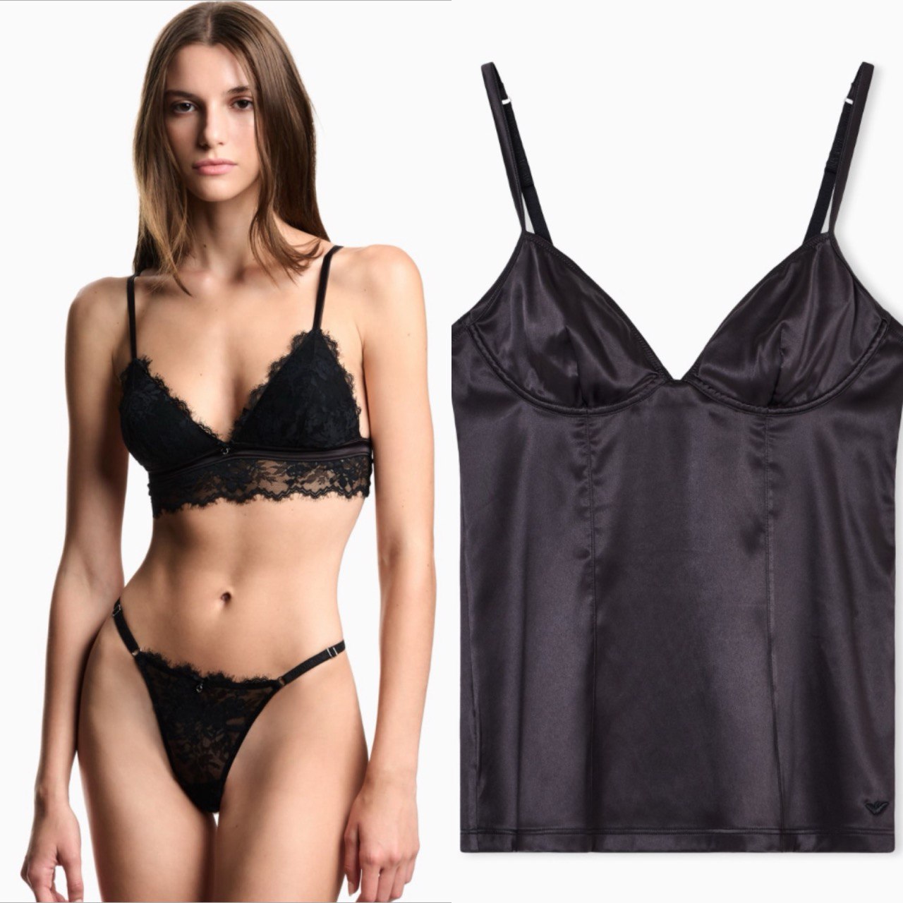 Top simil Satin Emporio Armani