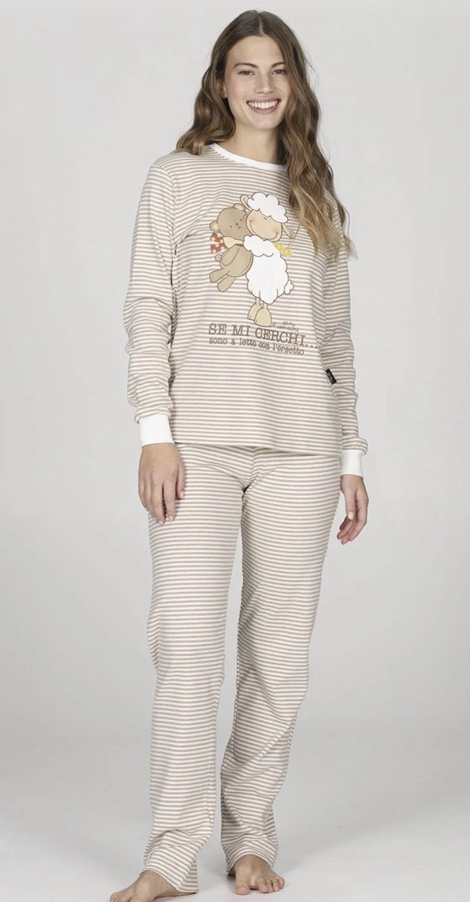 Pigiama Donna Interlock