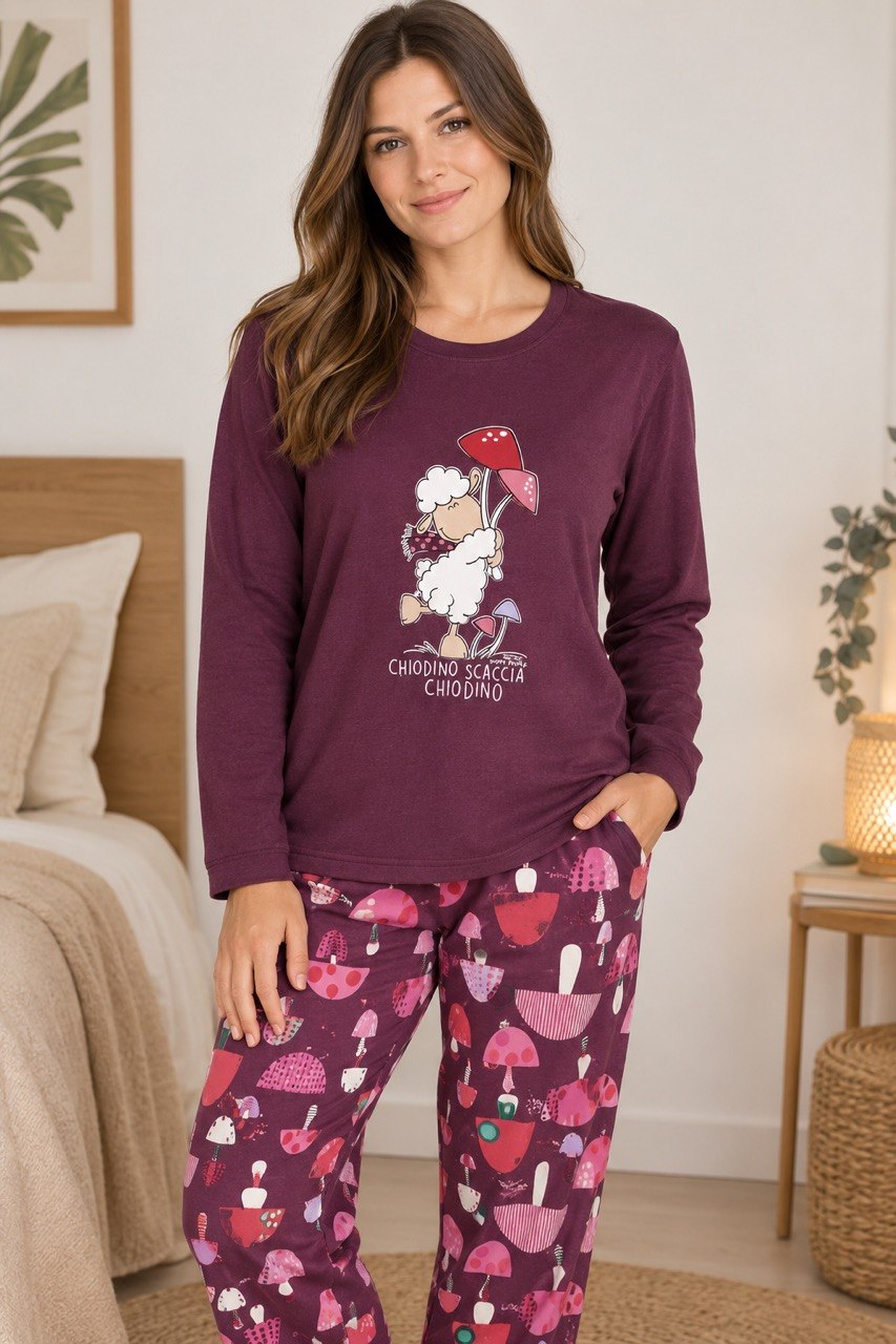 Pigiama Donna Interlock